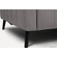 Угловой диван Divan Маркфул Velvet Grey 134901 (серый)