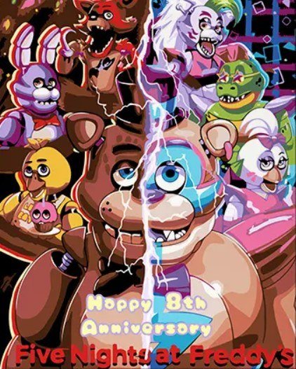 

Картина по номерам PaintLine Five Nights at Freddy’s Security Breach PL-00223