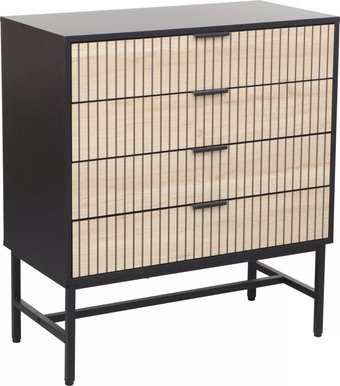 Комод Signal MAGO K2 (дуб/черный мат)