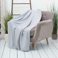 Плед Casa Conforte London Basic 130x170 6154721 (серый)