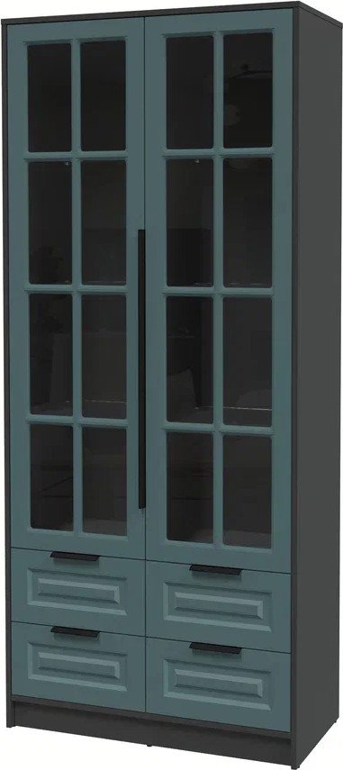 

Шкаф-витрина Интерлиния Концепт КТ-ШВ2 Деко (антрацит/верде)