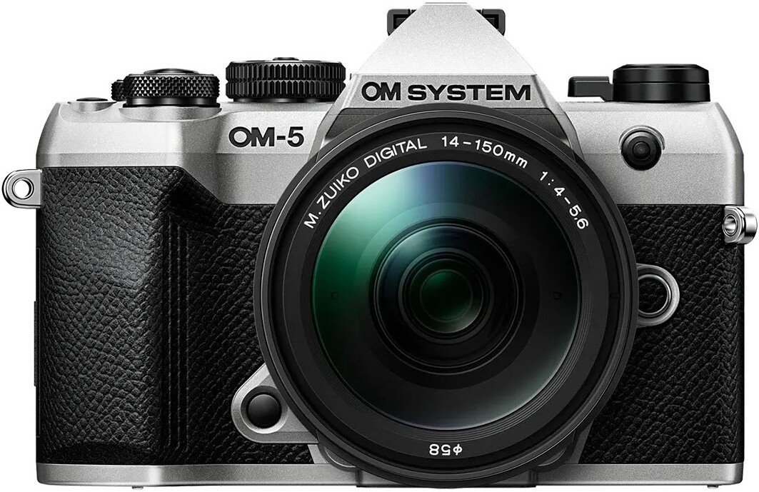 Беззеркальный фотоаппарат Olympus OM-5 Mark II Kit 14-150mm F4.0-5.6 II (серебристый)