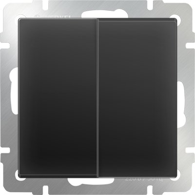 

Выключатель Werkel WL08-SW-2G (черный)