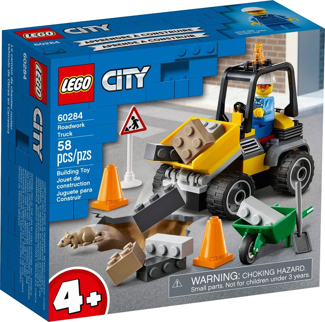 

Конструктор LEGO City 60284 Автомобиль для дорожных работ