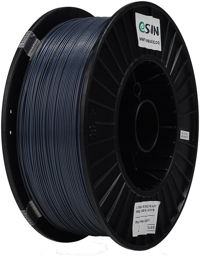 Филамент eSUN PETG PETG175H2.5B1 (1.75 мм, 2.5 кг, серый)