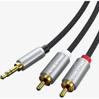Кабель Cabletime 3.5mm Audio Jack to 2 RCA Audio Cable (3 м, черный)