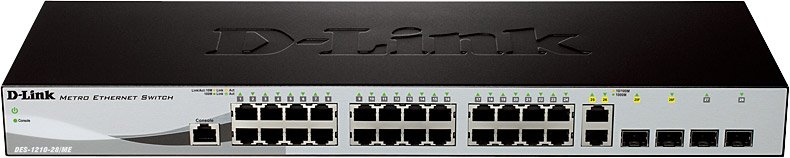 

Настраиваемый коммутатор D-Link DES-1210-28/ME/B2