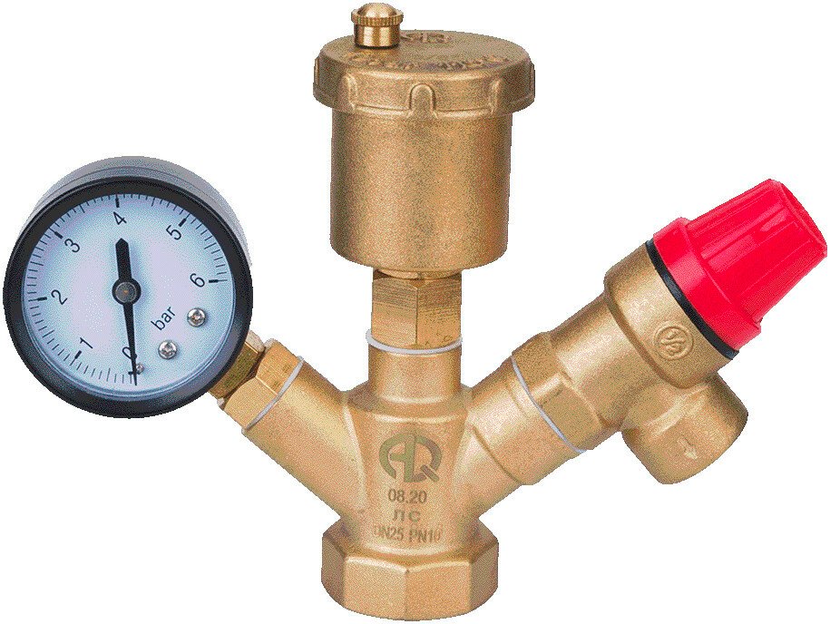 Труба Aqualink Группа безопасности котла 1″ компакт 02745