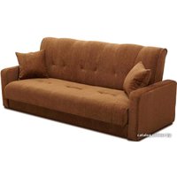 Диван Луховицкая Мебельная Фабрика Милан пружинный 140 (коричневый)