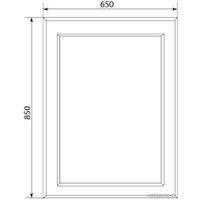  MarkaOne Зеркало Delice 65x85 У72508 (белый)