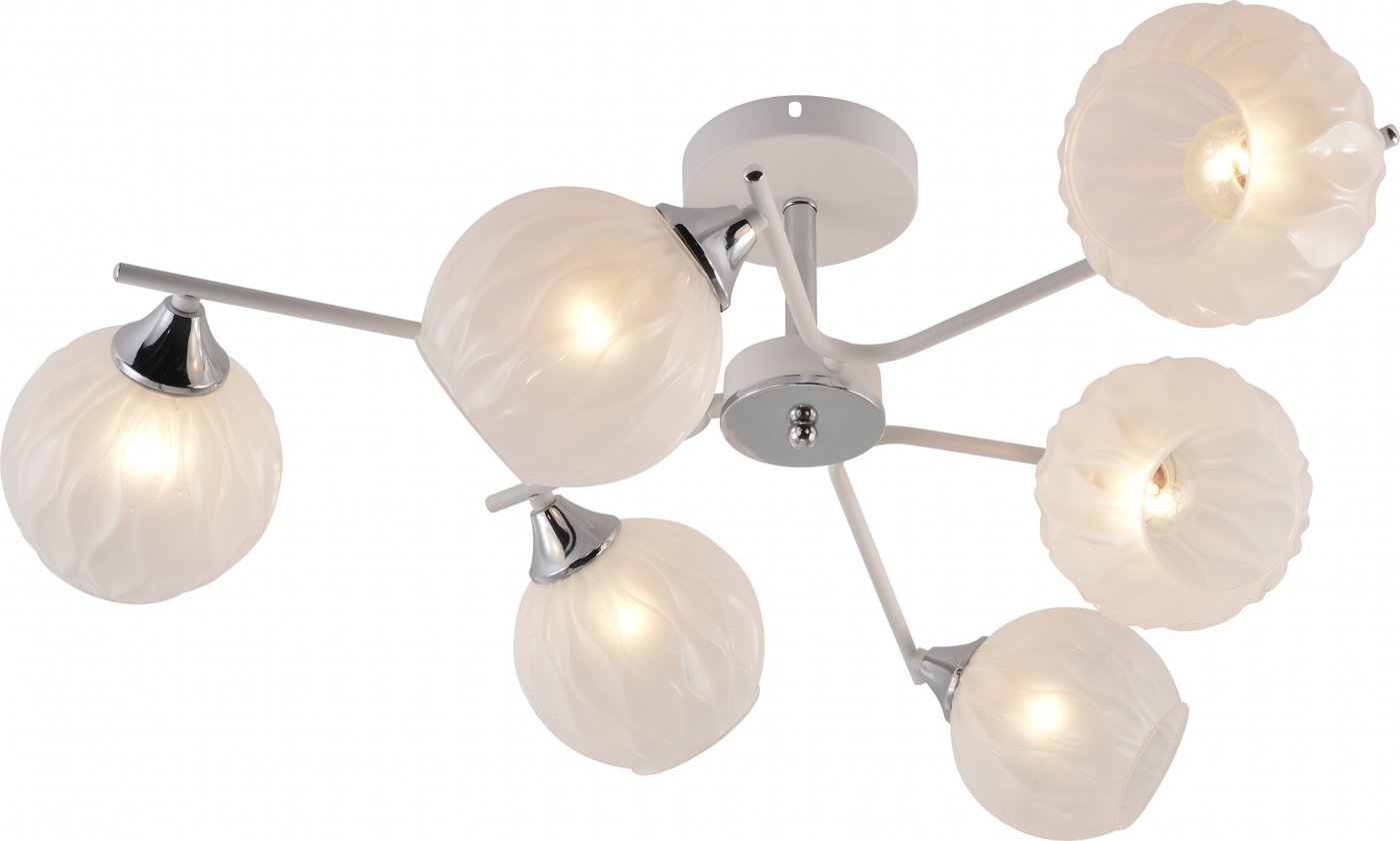 

Люстра средней высоты Mirastyle MH-1488B/6 WH+CR