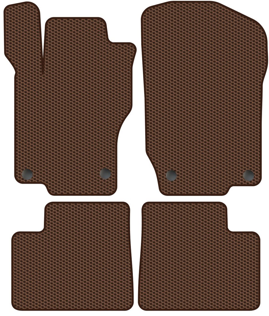 

Комплект ковриков для авто Alicosta Mercedes-Benz M-Class II (suv / W164) 2005 - 2011 (коричневый, сота)