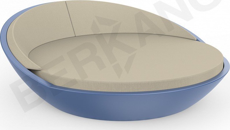 

Шезлонг Berkano Riviera (синий/бежевый)