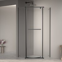 Душевой уголок RGW PA-82B 41088288-14 80x80 (черный/прозрачное стекло)