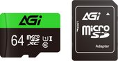 TF138 microSDXC AGI064GU1TF138 64GB (с адаптером)