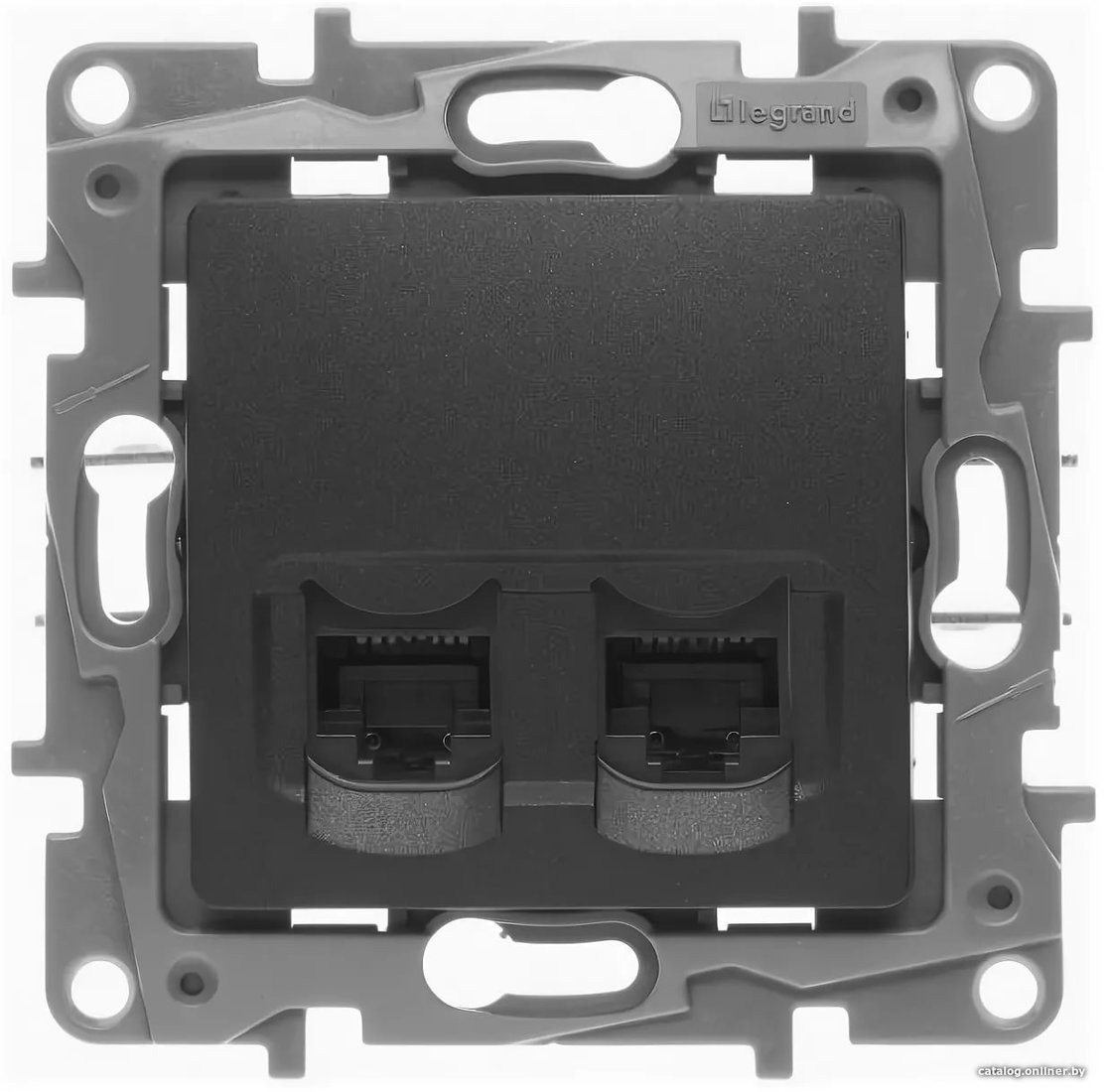Розетка Legrand Etika 672655 (антрацит)