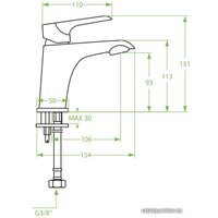 Смеситель Laveo Alea BLE 022D