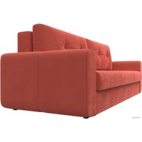 Диван Лига диванов Лига-031 121265 (микровельвет коралловый)