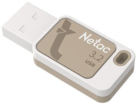 

USB Flash Netac UA31 USB 3.2 512GB (бежевый)