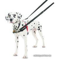 Шлея Halti Front Control 32206/COA (M, красный/черный)