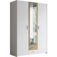 Шкаф распашной Евва Венеция ВН-3D1Z2S (бодега белый/гикори кингстон)