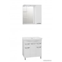  Style Line Тумба под умывальник Жасмин 80 2 ящика (для классической раковины)