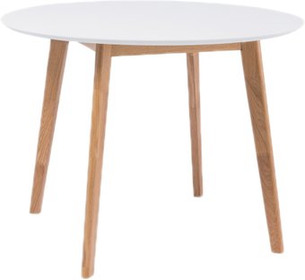 Кухонный стол Signal Mosso II (белый/дуб)