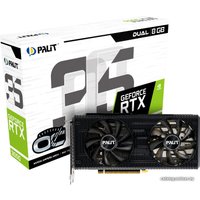Видеокарта Palit GeForce RTX 3050 Dual OC 8G NE63050T19P1-190AD