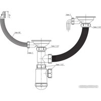 Сифон Grand C.H.391-11-01 P