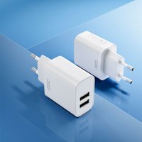 Сетевое зарядное XO CE34 (белый)