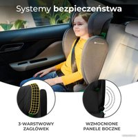 Детское автокресло KinderKraft Junior Fix I-size (черный)