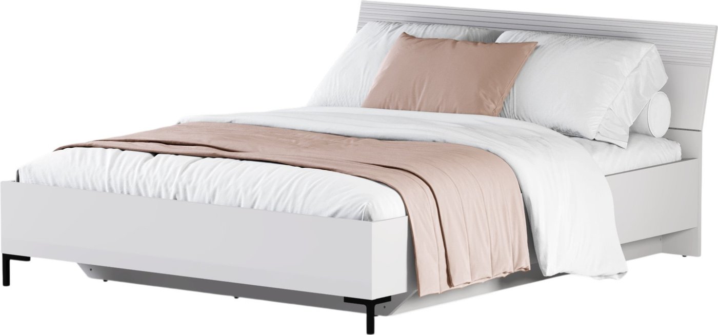 Кровать Black Red White Domenica LOZ160x200 с ПМ (белый)