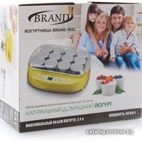 Йогуртница BRAND 4002 (желтый)