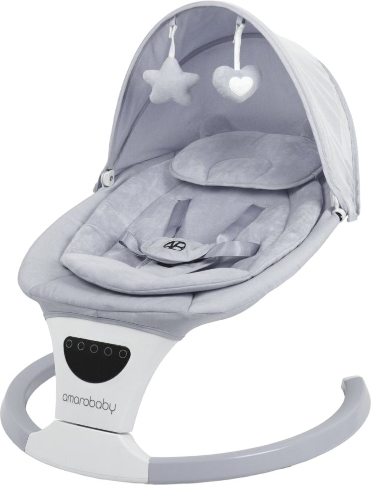 

Шезлонг Amarobaby Teddy Swing AB24-22TED/11 (серый)