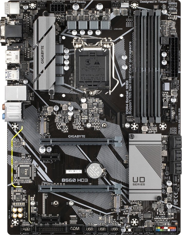 

Материнская плата Gigabyte B560 HD3 (rev. 1.0)
