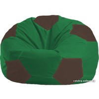 Кресло-мешок Flagman Мяч Стандарт М1.1-242 (зеленый/коричневый)