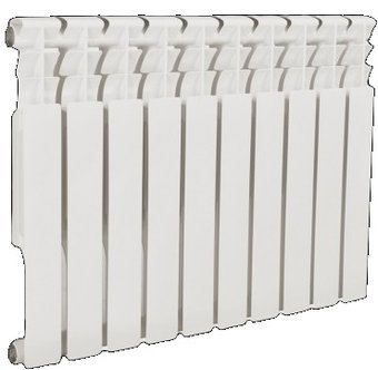 Алюминиевый радиатор SAS S500B10 (10 секций)