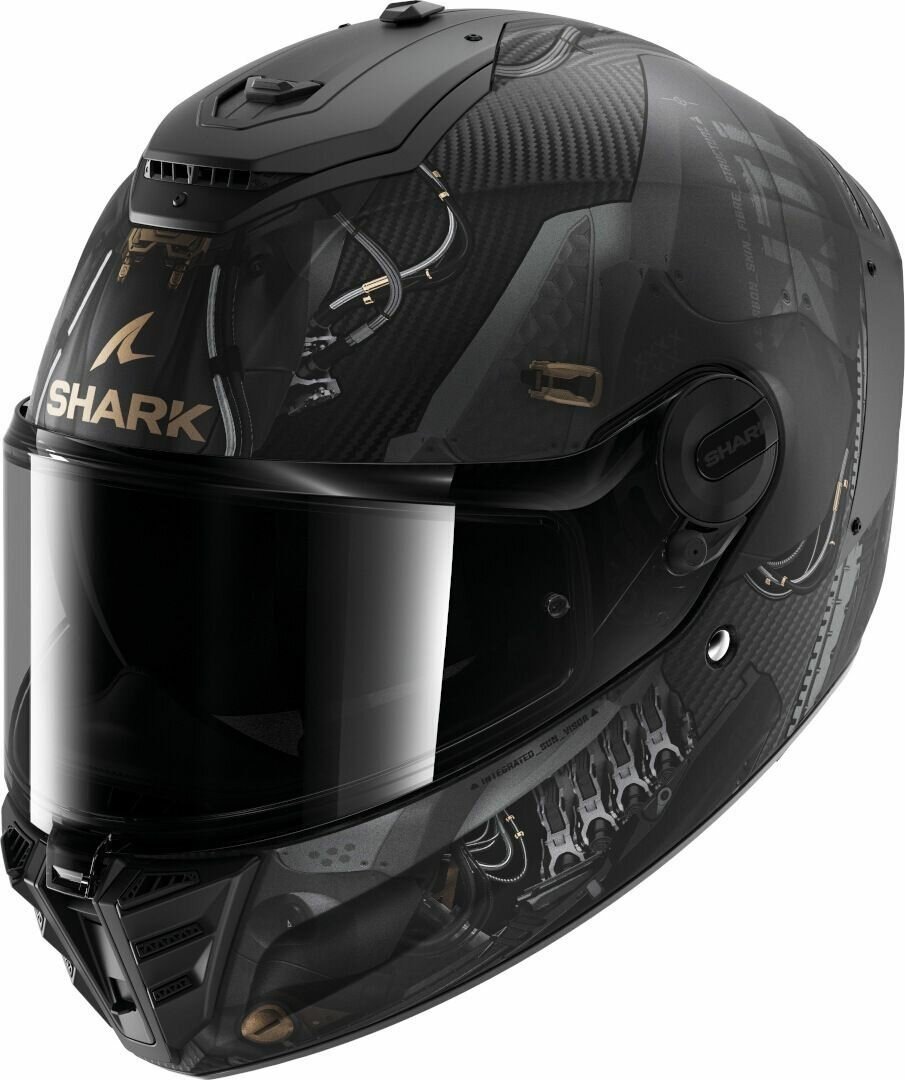 Мотошлем Shark Spartan Rs Carbon Xbot Mat (р. L, карбон/черный матовый/бронзовый)