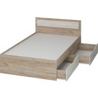 Кровать Тащи в дом Гармония КР606 120х200 (крафт серый/крафт белый)