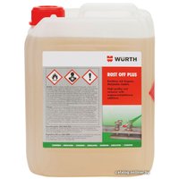  Wurth Растворитель ржавчины Rost-Off Plus 5л 0890300