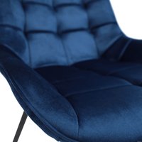 Стул AksHome Darren 83888 (синий/черный)