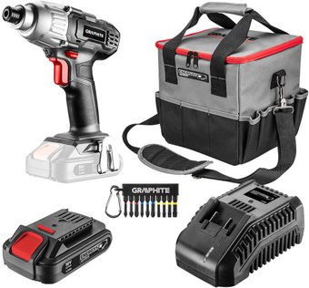 Винтоверт GRAPHITE 58G012-S15 (с 1-им АКБ, сумка)