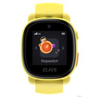 Детские умные часы Elari KidPhone 4G Lite (желтый)