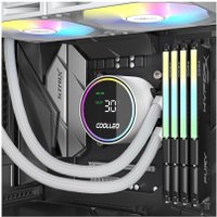 Система жидкостного охлаждения для процессора Coolleo Ice Fairy Dig 240 Lite (белый)