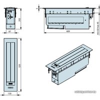 Кухонная вытяжка Falmec Piano Design+ 13 (нержавеющая сталь)