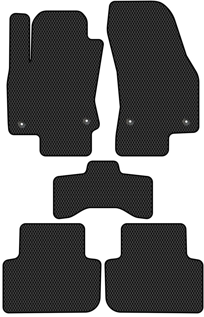 

Комплект ковриков для авто Alicosta Volkswagen Tiguan II (suv / MK2) 2016 - 2020 (черный, ромб)
