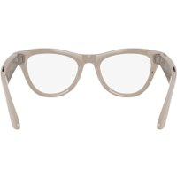 Умные очки Ray-Ban Meta Skyler RW4010 (серый глянцевый/прозрачный/синий)