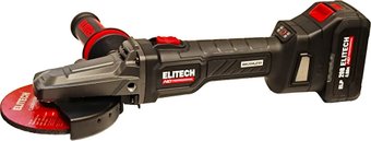 Угловая шлифмашина ELITECH CAG 2012DSL E2213.075.02 (с 2-мя АКБ, кейс)