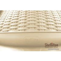 Кресло Sheffilton SHT-S68 (бежевый/коричневый муар)