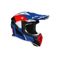 Мотошлем Airoh Aviator Ace 2 Shield AV22S18-M (M, синий/красный глянец)